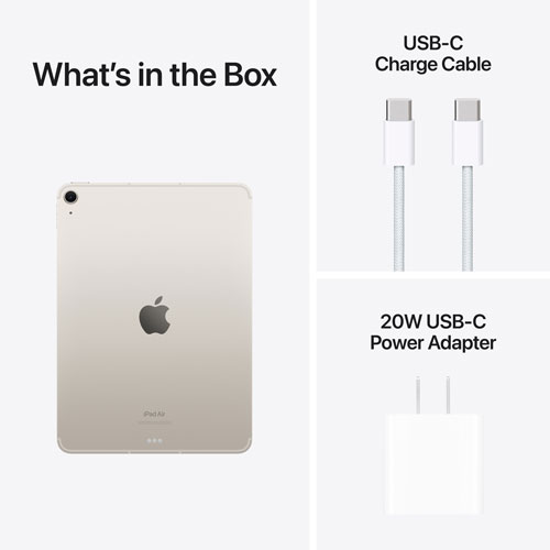 Apple iPad Air 11" 256GB with Wi-Fi & 5G (6th Generation) - Starlight