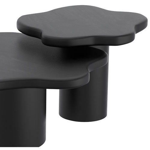 Mayal Small Contemporary Coffee Table - Black