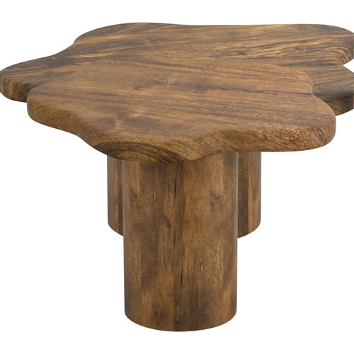 Mayal Small Contemporary Coffee Table - Walnut
