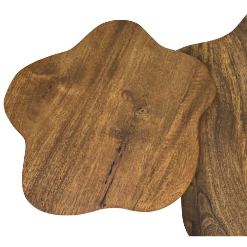 Mayal Small Contemporary Coffee Table - Walnut