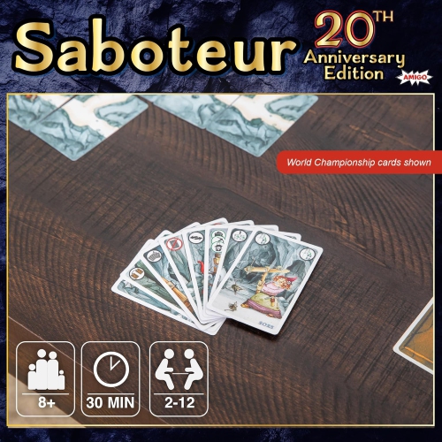 Amigo Games Saboteur: 20th Anniversary Edition 2-10 players, ages 8+, 20 minutes