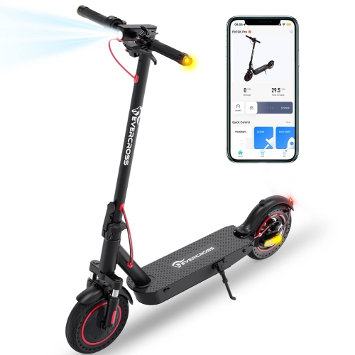 EVERCROSS  Ev10K Pro Portable Electric Scooter With Dual Shocks | 35Km Range | 30 Km/h Top Speed |500 W Motor |With 10'' Honeycomb Tires|Dual Brake System E-Scooter