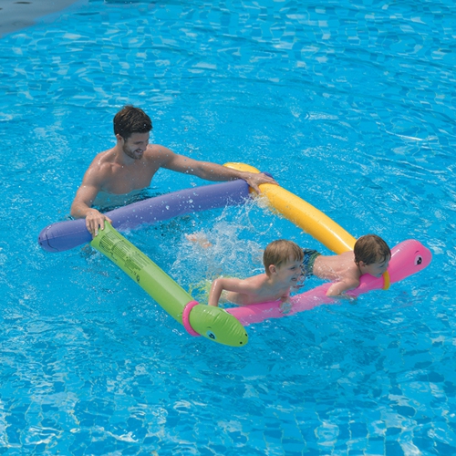 Dinosaur Twisty Tube Inflatable Swimming Pool Noodle - 5.25' - Set of 2