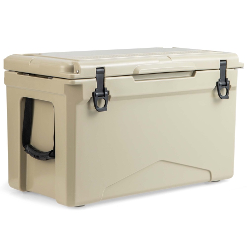 Costway 50 QT Rotomolded Cooler Portable Ice Chest Ice Retention for 5-7 Days