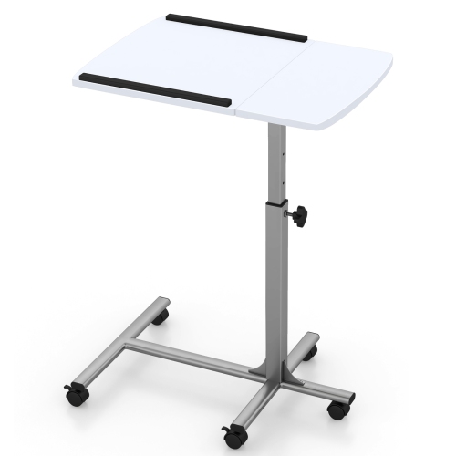 Costway Mobile Standing Desk Height Adjustable Sit to Stand Laptop Desk