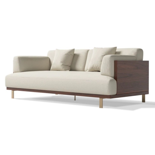 VALENCIA  Emilia Fabric Sofa 92.5" Sofa In Beige