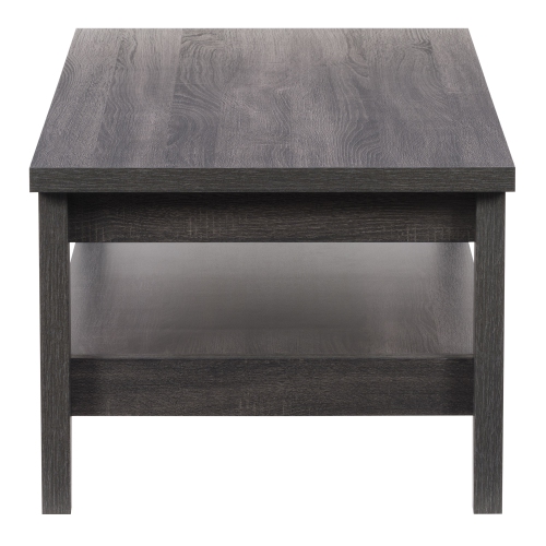CorLiving LHW-710-C Hollywood DarkGrey Coffee Table with Drawers