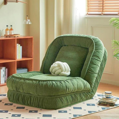LivinVeluris Large Bean Bag Chair & Lounger - Green