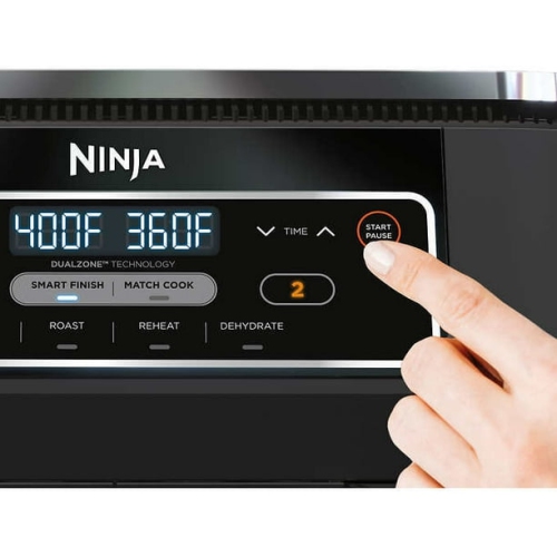 Open Box - Ninja Foodi 4-in-1, 8-qt. 2-Basket Air Fryer with DualZone Technology
