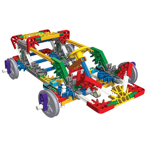 Jeu de construction avec roues, essieux et plans inclinés Intro to Simple Machines de K'NEX Education - 221 pièces