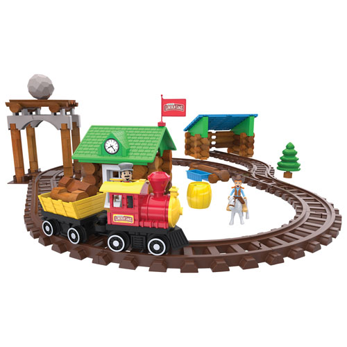 Le train express de transport de bois Lincoln Logs - 101 pièces