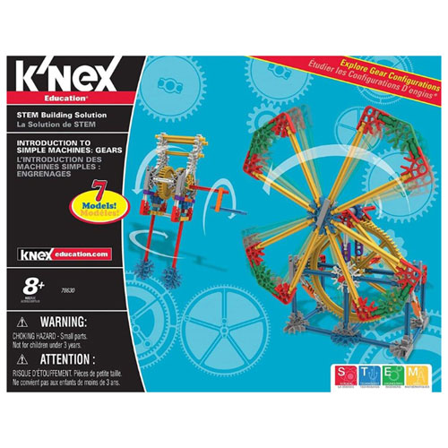K'NEX Education Intro to Simple Machines Gears Set - 198 Pieces