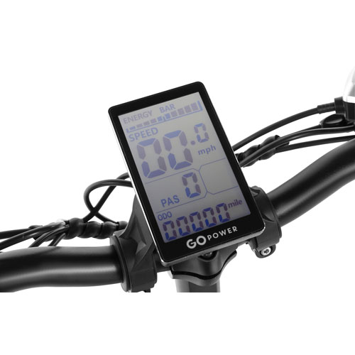 Vélo de ville électrique repliable GoExpress de GoPowerBike - Noir
