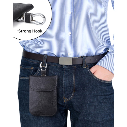 Sac pour porte-clés, protecteur pour porte-clés Faraday, pochette antivol, bloqueur de boîtier antivol, sac de blocage de signal RFID pour clé de
