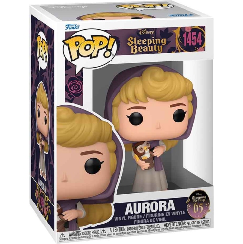 Pop Disney Sleeping Beauty 3.75 Inch Action Figure - Aurora with Owl #1454
