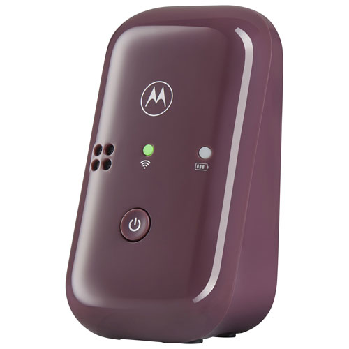 Motorola Portable Audio Travel Baby Monitor (PIP12) - 2 Pack - Purple/Black