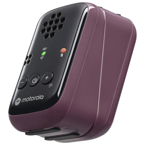 Motorola Portable Audio Travel Baby Monitor (PIP12) - 2 Pack - Purple/Black