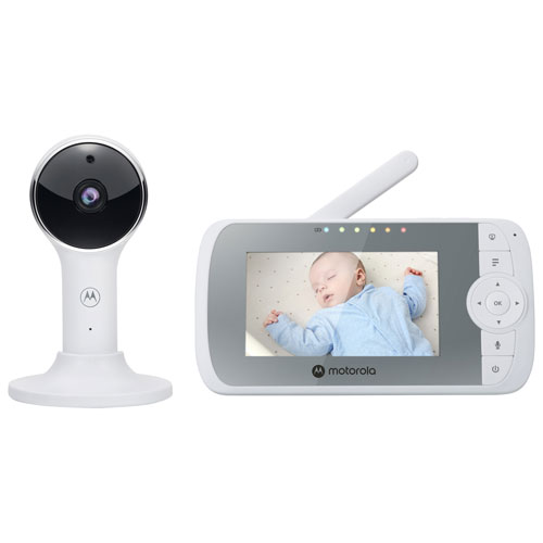 Motorola 4.3" Wi-Fi Full HD Video Smart Baby Monitor - White