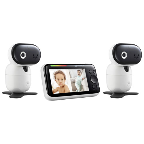 Motorola 5" Wi-Fi Motorized Smart Monitor - Double Camera - White