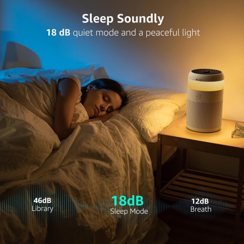 Afloia Small Air Purifier with Fragrance Sponge - White