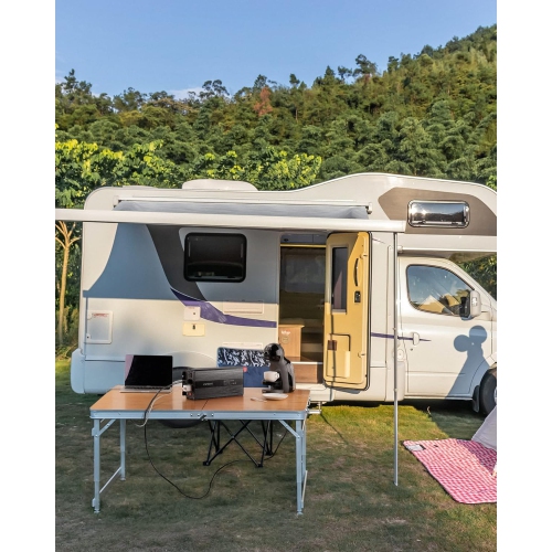 Onduleur continu-alternatif 3000 W, car Inverter DC 12 V à 120 V avec 3 prises c.a., USB 2,4 A, adaptateur de chargeur de voiture pour