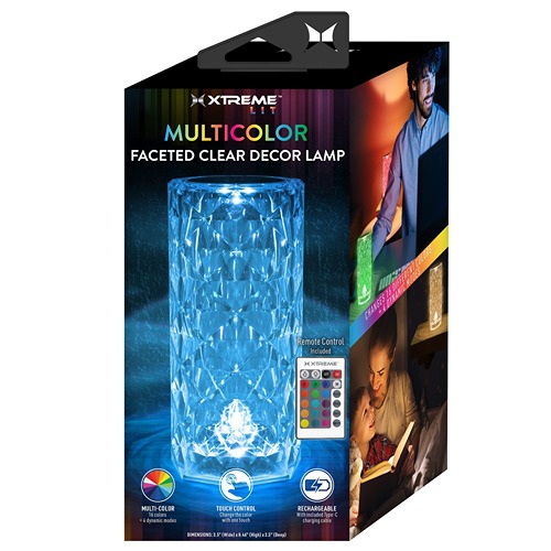 XTREME  Multicolor Clear Decor Lamp – 16 Colors And 4 Dynamic Modes, Remote Control