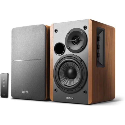 Edifier R1280Ts Powered Bookshelf Speakers with T5 Powered Subwoofer Bundle