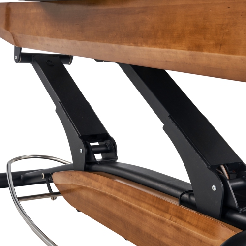 Table beauté/lit spa plat/hauteur réglable Atlas de Master massage - dessus crème/base chêne