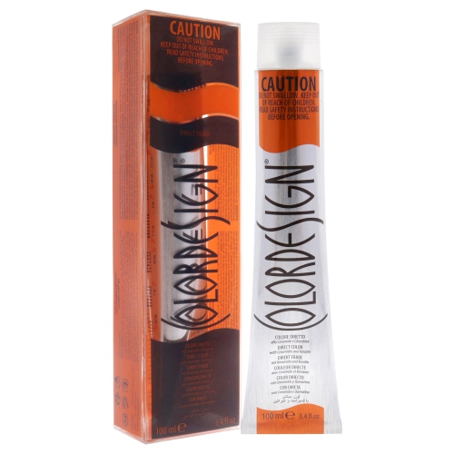 Direct Permanent Hair Color - 6.4 Dark Copper Blonde by ColorDesign for Unisex - 3.4 oz Hair Color