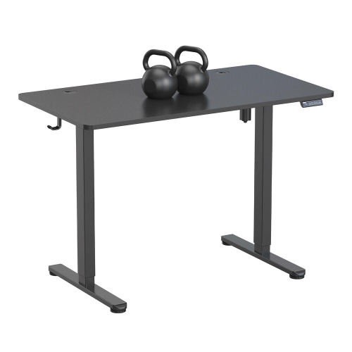 All-in-One Electric Standing Desk, Ergonomic Adjustable Sit Standing Desk Computer Desk with 43 x 24 inch Table Top(Whole-Piece Desktop, 154lbs
