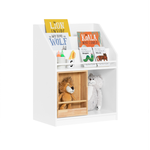 SOBUY  Children Kids Bookcase Storage Display Rack Organizer Holder Kmb98-W