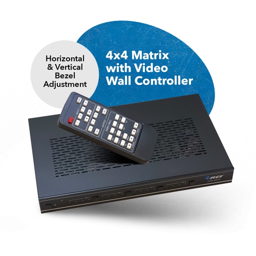 OREI 4K@60Hz 4x4 Seamless Matrix With Video Wall