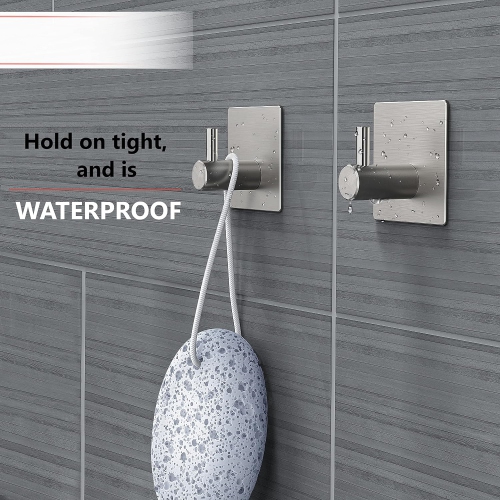 NIERBO 5 Pieces Brushed Nickel Bathroom Hardware Set Wall Mounted - Includes 16 Inch Towel Bar, Toilet Paper Holder, 3 Towel Hooks – SUS304 Stainless