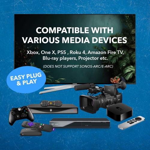 OREI 1x2 HDMI Splitter W/ Audio Out: 1-In 2-Out, UltraHD 8K, EDID