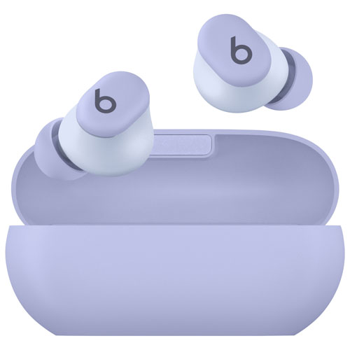 Écouteurs boutons 100 % sans fil à isolation sonore Solo Buds de Beats by Dr. Dre - Violet arctique
