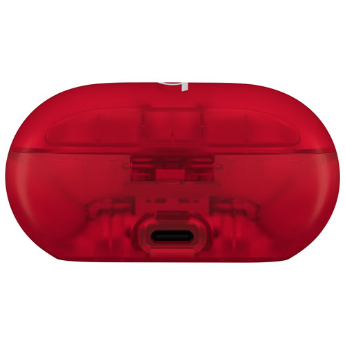 Écouteurs boutons 100 % sans fil à isolation sonore Solo Buds de Beats by Dr. Dre - Rouge transparent