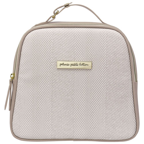 Petunia Picklebottom Tandem Bottle & Lunch Tote - Grey Matte Cable Stitch