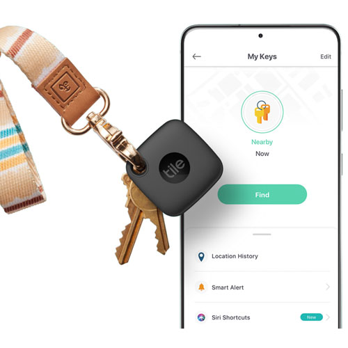 Dispositif de repérage d'article Bluetooth Mate de Tile (2024) - Noir