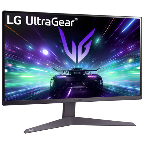 LG UltraGear 23.7" FHD 180Hz 5ms GTG VA LCD FreeSync Gaming Monitor - Dark Purple Grey