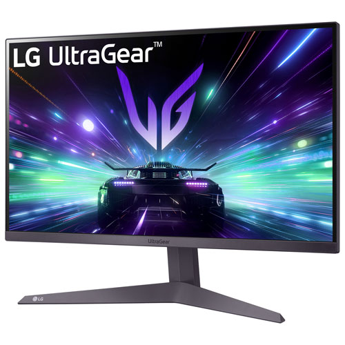 Image 2 of 6.. LG UltraGear 23.7" FHD 180Hz 5ms GTG VA LCD FreeSync Gaming Monitor - Dark Purple Grey