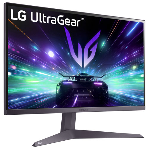Image 3 of 6.. LG UltraGear 23.7" FHD 180Hz 5ms GTG VA LCD FreeSync Gaming Monitor - Dark Purple Grey