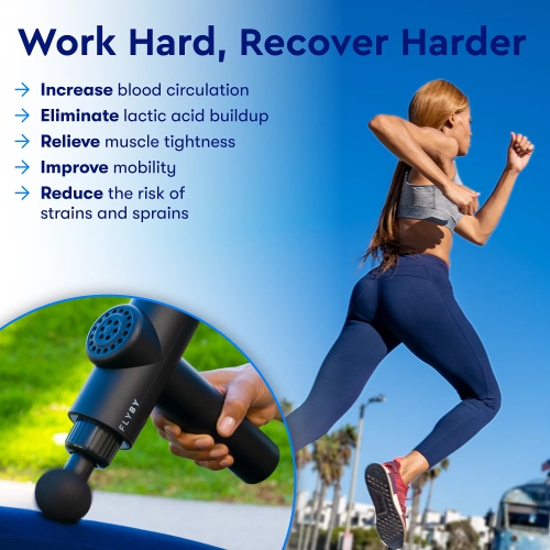 Flyby F1Pro Deep Tissue Massage Gun, Black