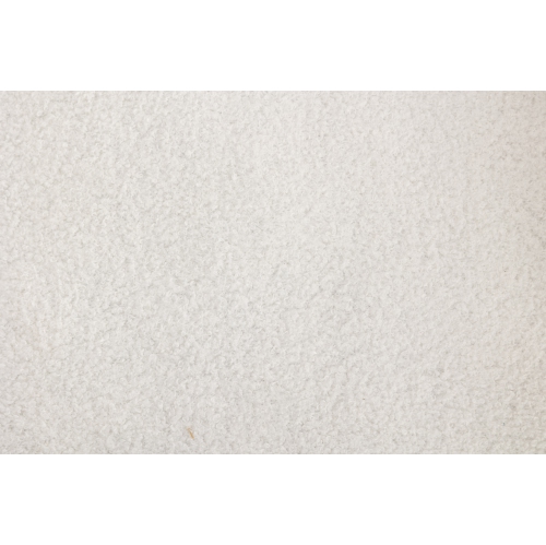 Fauteuil poire en tissu Teddy de KOSMAI avec mousse à mémoire pour le salon - Ivoire