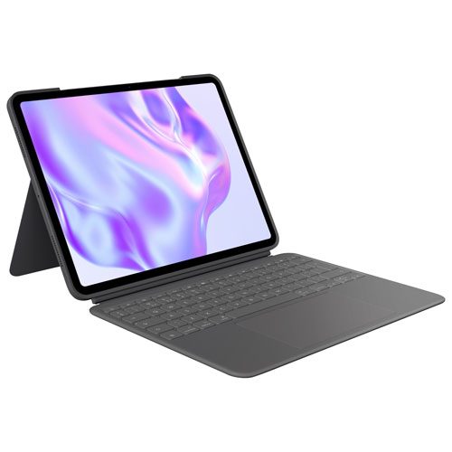 Étui-clavier Combo Touch de Logitech avec pavé pour iPad Pro 13 po - Graphite - Anglais