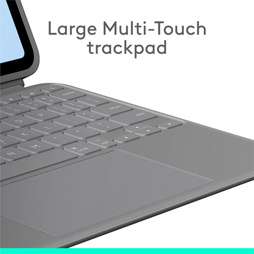 Logitech Combo Touch Keyboard Case with Trackpad for iPad Air 11" (M2 & M3), iPad Air (5th gen) - Oxford Grey - Eng