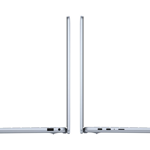 Portable à écran tactile de 14 po Inspiron 14 Plus de Dell avec Copilot+ - Bleu glacier (Snapdragon X Plus/RAM 16 Go/SSD 512 Go)