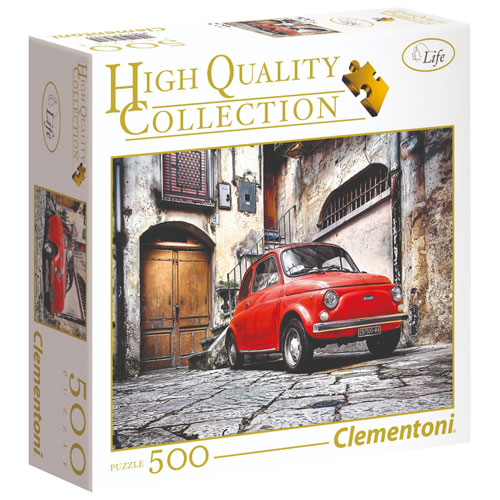 Clementoni - High Quality Collection : Casse-tête de Fiat dans une boîte carrée - 500 morceaux