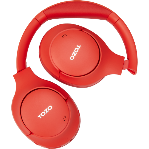 TOZO HT2 Hybrid Active Noise Cancelling Headphones, Wireless Over Ear Bluetooth Headphones 60H Playtime Hi-Res Audio Custom EQ via App Deep Bass