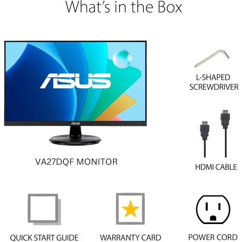 ASUS 27" VA27DQF Eye Care Monitor