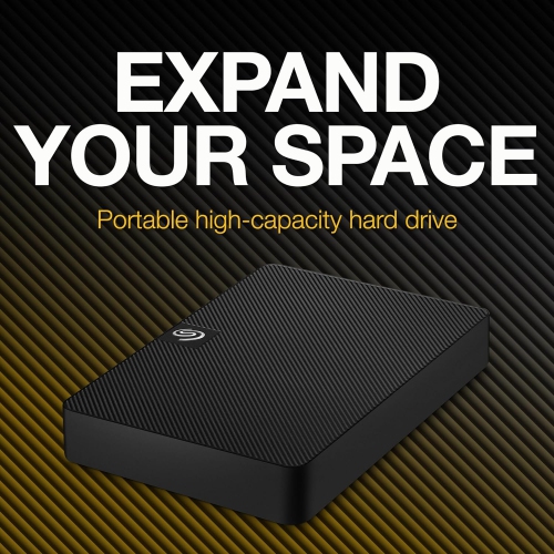 Seagate Expansion 5TB USB 3.0 Portable External Hard Drive - Black